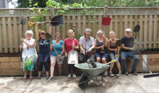 volunteer gardeners