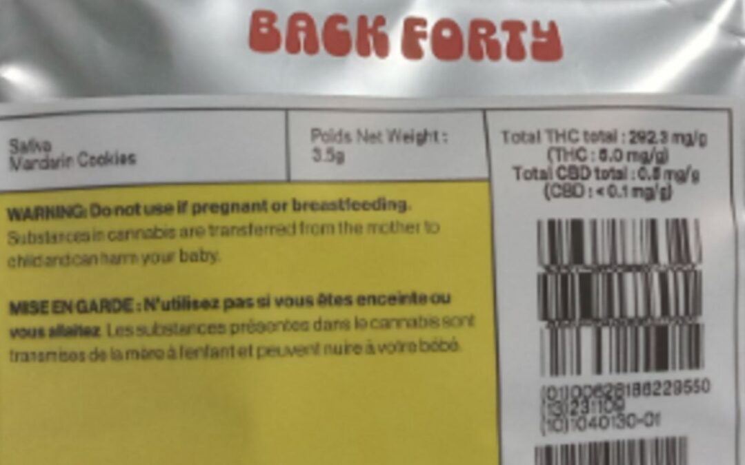 Auxly recalls one lot of Mandarin Cookies in Manitoba due to minor labelling error