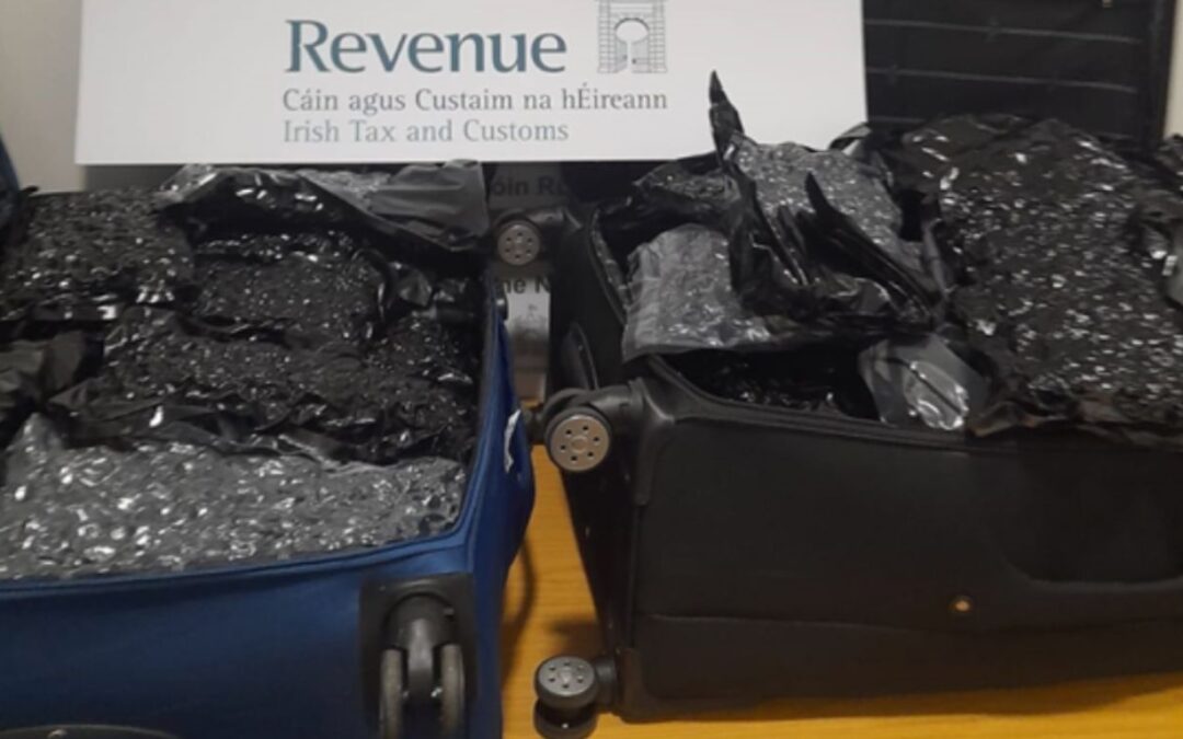 36 kg of cannabis from Toronto intercepted at Dublin Airport