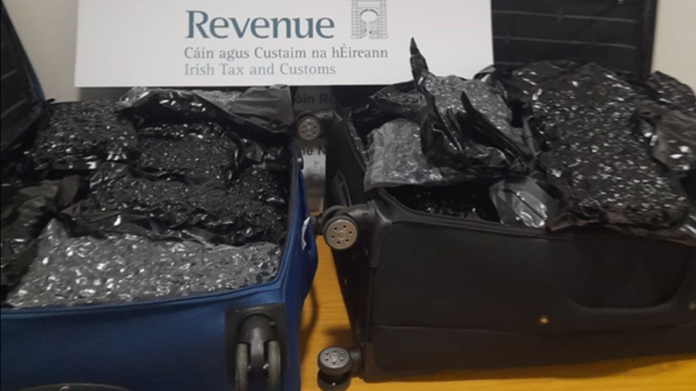 36 kg of cannabis from Toronto intercepted at Dublin Airport