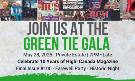 The Green Tie Gala: Celebrating 10 Years of High! Canada and Cannabis Culture