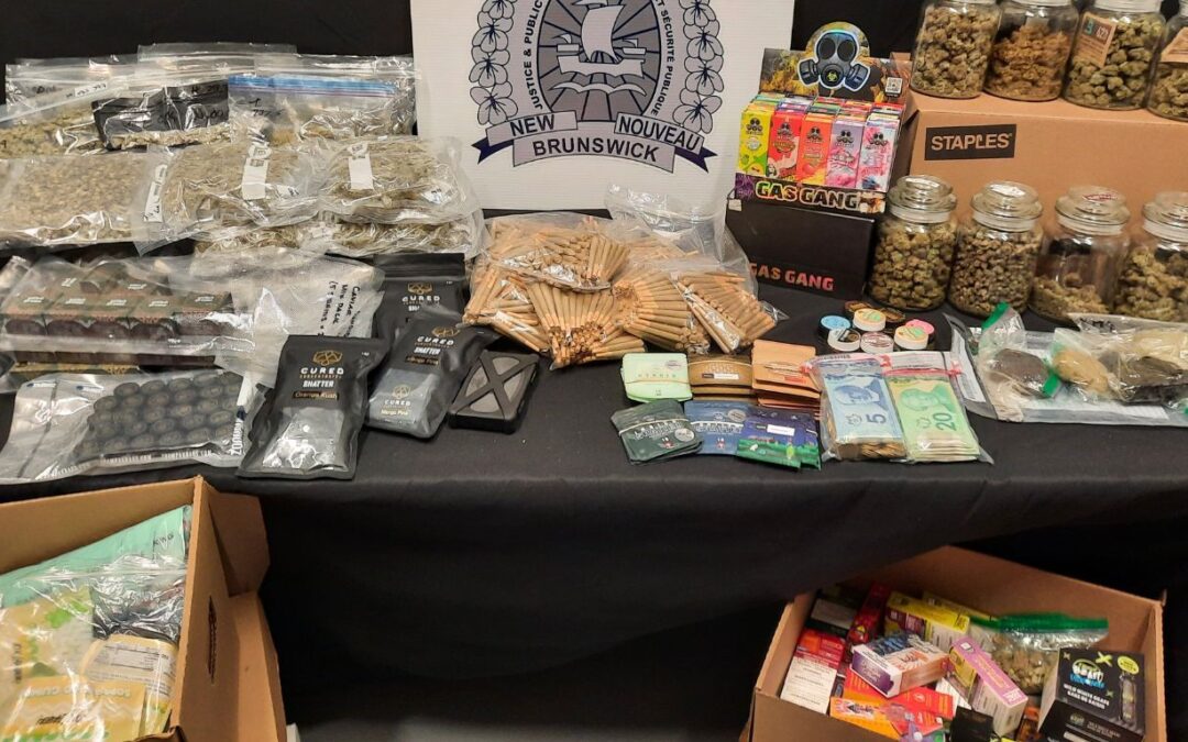 Two arrested in cannabis store raid in Saint John, NB