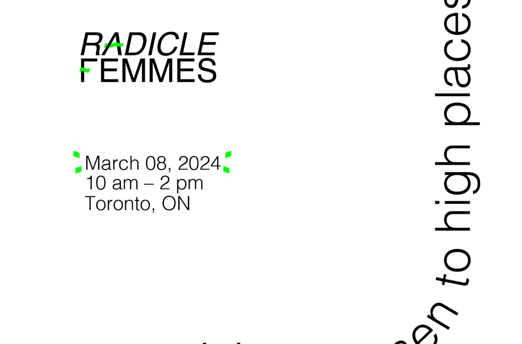 Tomorrow is International Women’s Day, celebrate with Radicle Femmes!