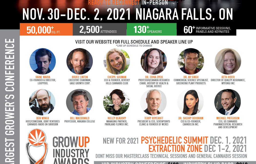 The Wait is Over, Grow Up Conference and Expo Finally Returns to Niagara