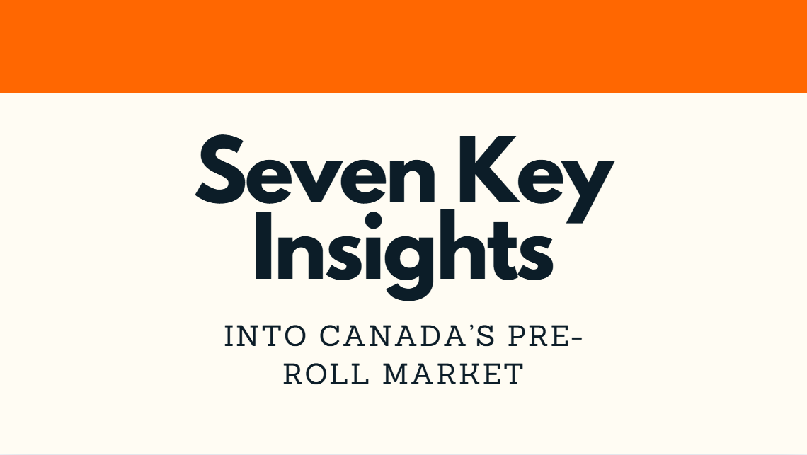 Seven Key Insights into Canada’s Pre-Roll Market