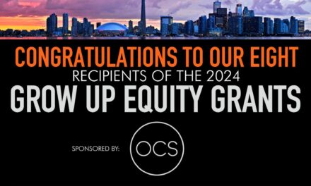 Grow Up Announces Recipients of the Equity Grants Sponsored by OCS