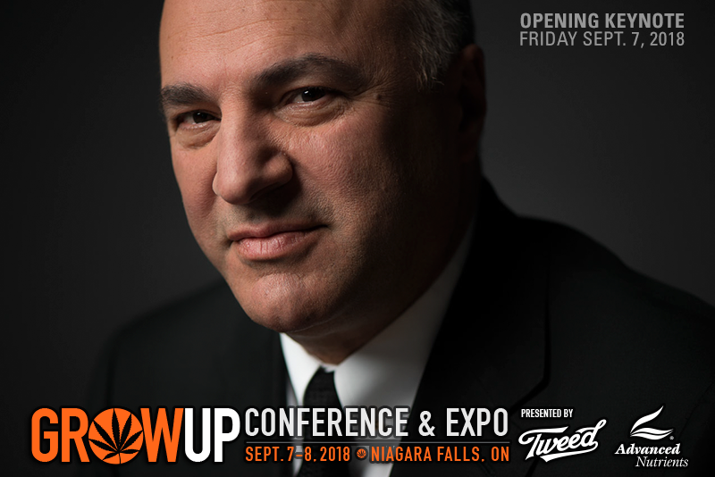 Dragon’s Den star Kevin O’Leary Confirmed as keynote speaker for 2018 Grow Up Conference